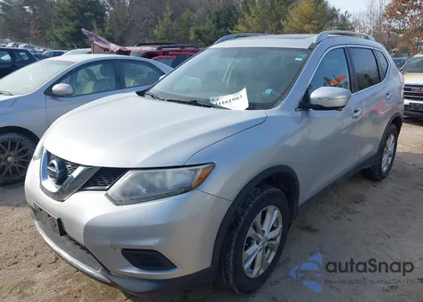 2015 Nissan Rogue Sv из США, поврежденный, VIN 5N1AT2MV8FC828829